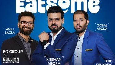 Business News | Eatsome Backed by Bullion Mouth Fresheners with HALF A MILLION DOLLARS (INR 4 CR) to Revolutionize Global Mouth Freshener Market to Reach 500 CR