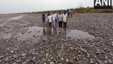 India News | J-K: River Chenab Water Level Drops in Akhnoor, Locals Back PM Modi's Decision