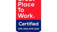 Business News | Table Space Has Been Certified as a 'Great Place To Work', Reinforcing Its Dedication to People and Excellence