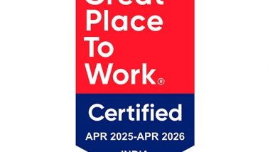 Business News | Table Space Has Been Certified as a 'Great Place To Work', Reinforcing Its Dedication to People and Excellence