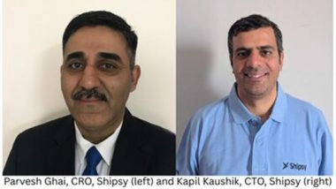Business News | Shipsy Announces Key Additions to Leadership to Accelerate Growth & Expedite AI-Powered Supply Chain Transformation at a Global Scale
