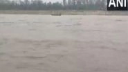 India News | J-K: Water Level Increases in Chenab River in Akhnoor Following a Significant Decrease