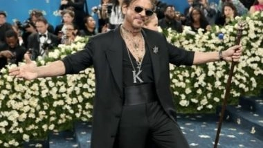 Entertainment News | MET GALA 2025: Shah Rukh Khan Recreates His Signature Pose at Hollywood's Biggest Fashion Night, Fans Excited