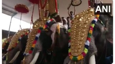 India News | Thrissur Pooram, Kerala's Grand Festival Begins with Devotees Thronging Temple Town's Thekkinkadu Maidan