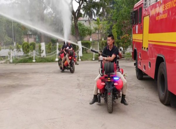 India News | Manipur Enhances Fire Response with High-tech Motorbikes