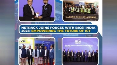 Business News | Netrack Joins Forces with BICSI India 2025: Empowering the Future of ICT