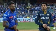 Sports News | IPL 2025: Gujarat Win Toss, Opt to Bowl Against Mumbai Indians; Arshad Replaces Washington for Titans