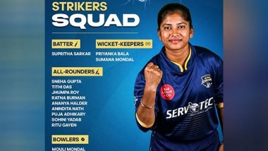 Sports News | Siliguri Strikers Assembles Strong Women's Squad for Season 2 of Bengal Pro T20 League; Retains Marquee Player Priyanka Bala
