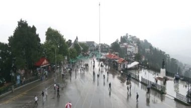 India News | Rain Continues to Lash Parts of Shimla; Tourists Say Happy with with Dip in Temperature