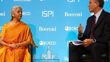 Business News | World Should Have a Universal Regulatory Framework for Developing Techs Like AI: FM Sitharaman