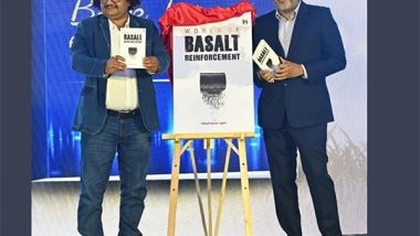Business News | Famous Writer Chetan Bhagat Launches World of Basalt Reinforcement by Mahesh Kumar Jogani