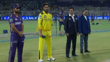 Sports News | Kolkata Win Toss, Opt to Bat Against CSK;  KKR's Venkatesh Iyer Misses out