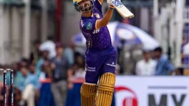 Sports News | IPL 2025: Rahane, Russell Shine as KKR Powers to 179/6 in Their 20 Overs Against CSK
