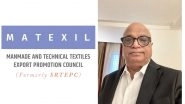 Business News | Anil Rajbanshi Appointed as Vice-Chairman of MATEXIL