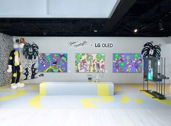 Business News | LG OLED X Steven Harrington At Frieze New York: Where Vibrant Pop Art Meets The Transparent OLED TV