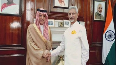 World News | Jaishankar Meets Saudi Arabia's Minister Aljubeir, Shares India's Perpective on Countering Terrorism