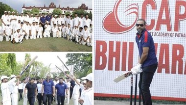Business News | Yusuf Pathan Inaugurates the 36th Center of Cricket Academy of Pathans (CAP) in Bhilwara (Rajasthan)
