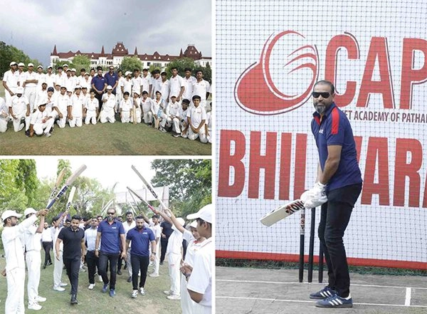 Business News | Yusuf Pathan Inaugurates the 36th Center of Cricket Academy of Pathans (CAP) in Bhilwara (Rajasthan)