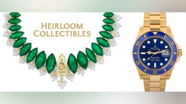 Business News | AstaGuru's 'Heirloom Collectibles' Auction to Showcase Exceptional Jewellery, Vintage Silver & Rare Timepieces on May 10 - 11
