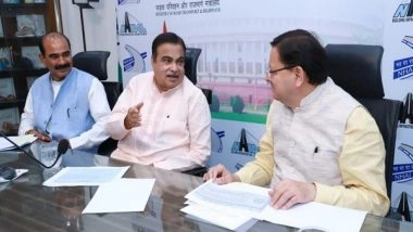 India News | Uttarakhand CM Dhami Meets Union Road Minister Nitin Gadkari, Disccusses Infrastructure Projects of State