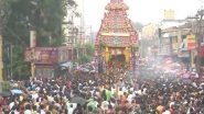 India News | Grand Celestial Wedding of Goddess Meenakshi and Lord Sundareswarar Transforms Madurai into Festive City