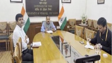 India News | J&K: Union Minister Jitendra Singh Holds Detailed Review Meeting with District Officials