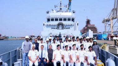 India News | 'Arnala' First Indigenous Anti-Submarine Warfare Shallow Water Craft Delivered to Navy