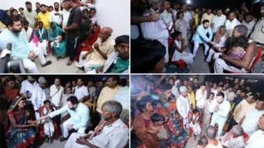 India News | RJD Leader Tejashwi Yadav Offers Condolences, Financial Aid to Families of Katihar Road Accident Victims