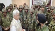 India News | J-K LtGuv Manoj Sinha Meets with Security Forces in Uri, Reviews Ground Situation