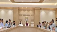 India News | Maharashtra CM Fadnavis Chairs High-level Security Review Meeting at His Residence in Mumbai