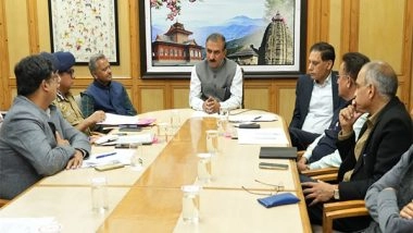 India News | Himachal CM Sukhu Directs All DC's, SP's to Remain Vigilant Amid Escalating Tensions