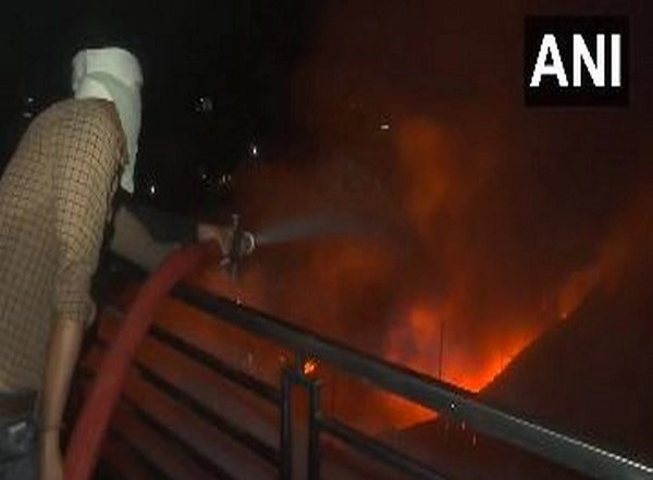 India News | MP: Fire Breaks out in Scrap Godown in Gwalior