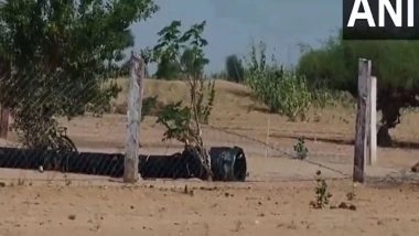 India News | Rajasthan: Large Projectile Debris Found in Pokhran