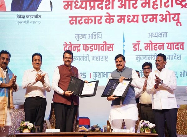 India News | Madhya Pradesh, Maharashtra Exchange MoU for 'Tapti Basin Mega Recharge Project'