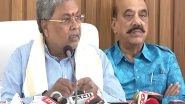 India News | Karnataka CM Siddaramaiah Welcomes India-Pakistan Ceasefire