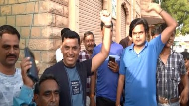 India News | Rajasthan: Locals in Jaisalmer Celebrates After India, Pakistan Agrees to Halt All Military Actions