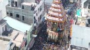 India News | Tamil Nadu: Thousands of Devotees Participate in Grand Annual Journey of Chithirai Festival in Madurai