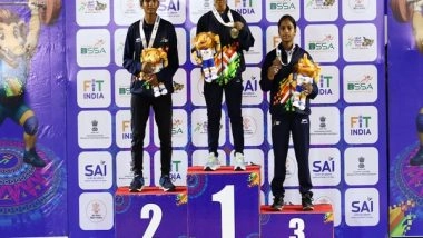 Sports News | KIYG 2025: Harsabardhan Sahu, Asmita Dhone Set National Youth Records on Weightlifting Day 1