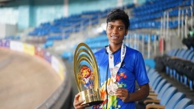 Sports News | Sabina Pedals Her Way to Three Medals in Khelo India Youth Games 2025