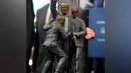 World News | Trump Installs Statue Depicting 2024 Assassination Attempt in Oval Office