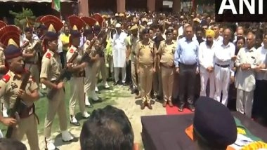 India News | J-K: Last Respects Paid to ADDC Raj Kumar Thapa Who Died in Cross-border Shelling