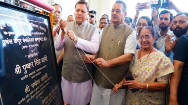 India News | Uttarakhand CM Dhami Inaugurates the Harbansh Kapoor Memorial Community Hall