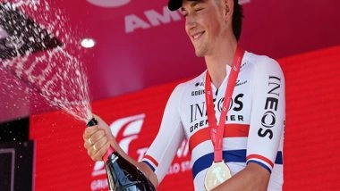 Sports News | Josh Tarling Hangs on for Time Trial Victory, Mads Pedersen Loses Maglia Rosa to Impressive Primoz Roglic