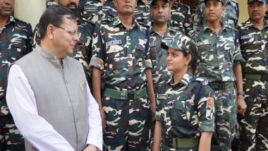 India News | Uttarakhand: CM Dhami Visits SSB Camp on Indo-Nepal Border, Praises Indomitable Courage