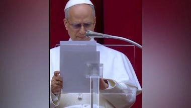 World News | Pope Leo XIV Welcomes India-Pakistan Ceasefire in His First Sunday Address