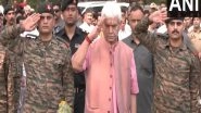 India News | J-K: LG Manoj Sinha Pays Tribute to Rifleman Sunil Kumar Killed in Action During Shelling by Pakistan in RS Pura Sector