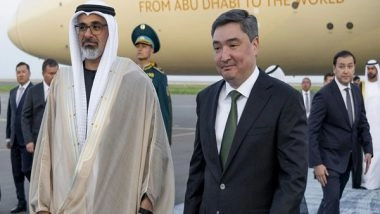 World News | Crown Prince of Abu Dhabi Arrives in Astana on Official Visit