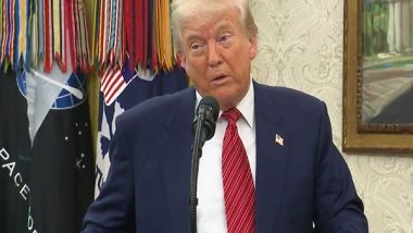 World News | Trump Announces He Will Sign Executive Order That Aims to Lower Drug, Pharmaceutical Prices by 30-80%