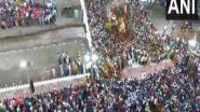India News | Chithirai Festival: Lord Kallazhagar Makes Grand Entry into Vaigai River in TN's Madurai