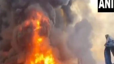 India News | Maharashtra: Fire Breaks out at Industrial Complex in Bhiwandi, Thane